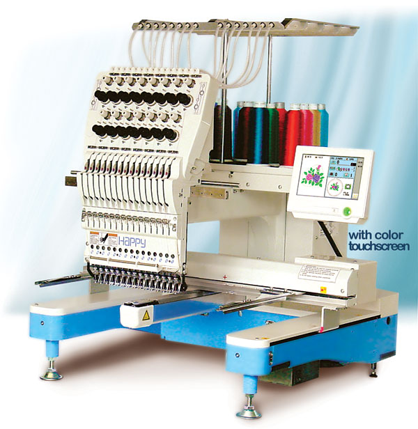 Happy HCD2 Single-Head Commercial Embroidery Machine