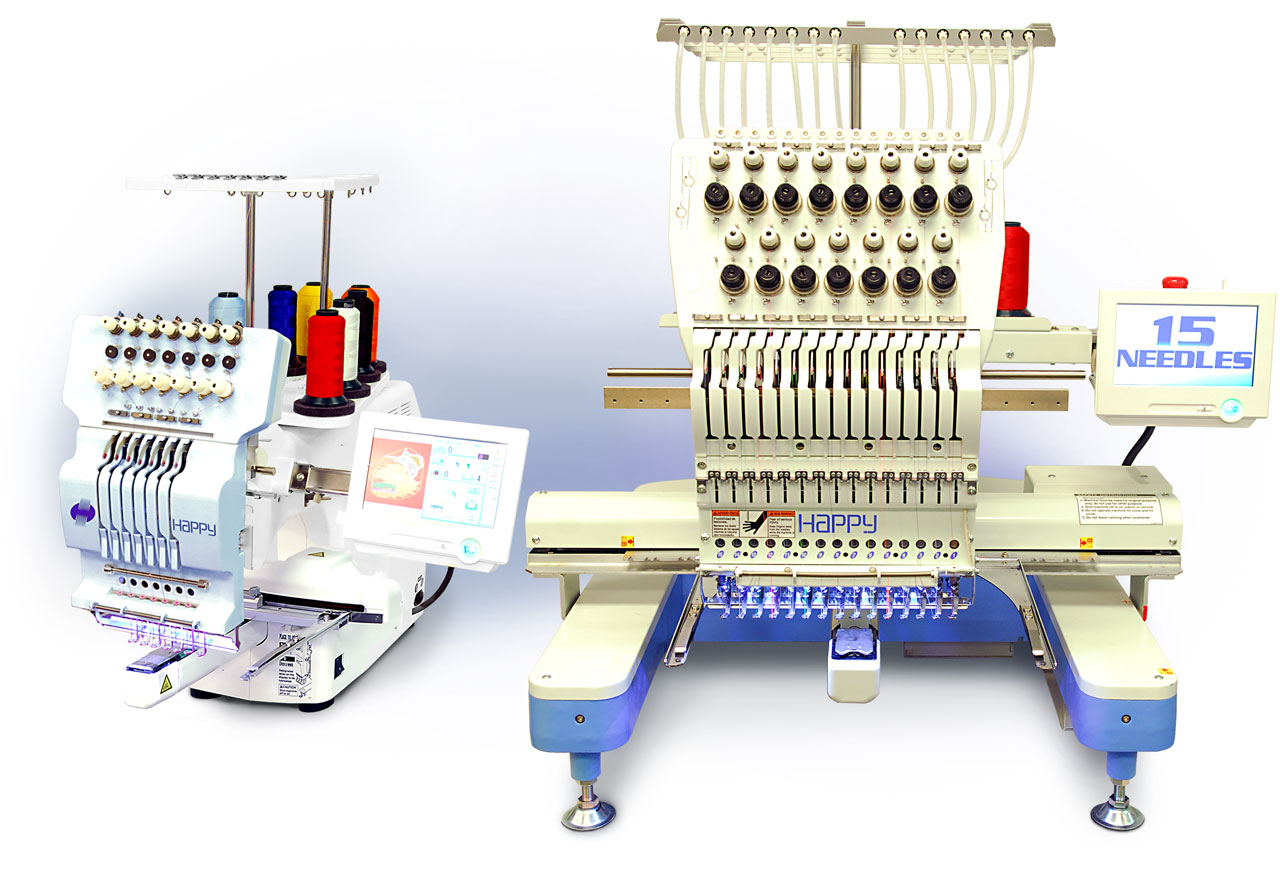 Happy HCD2-1501 single head embroidery machine