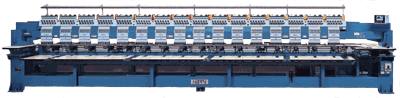 MULTI-HEAD EMBROIDERY MACHINES