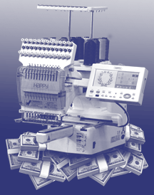 Voyager embroidery machine