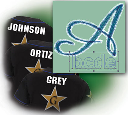 Easy custom lettering in Stitch & Sew 2